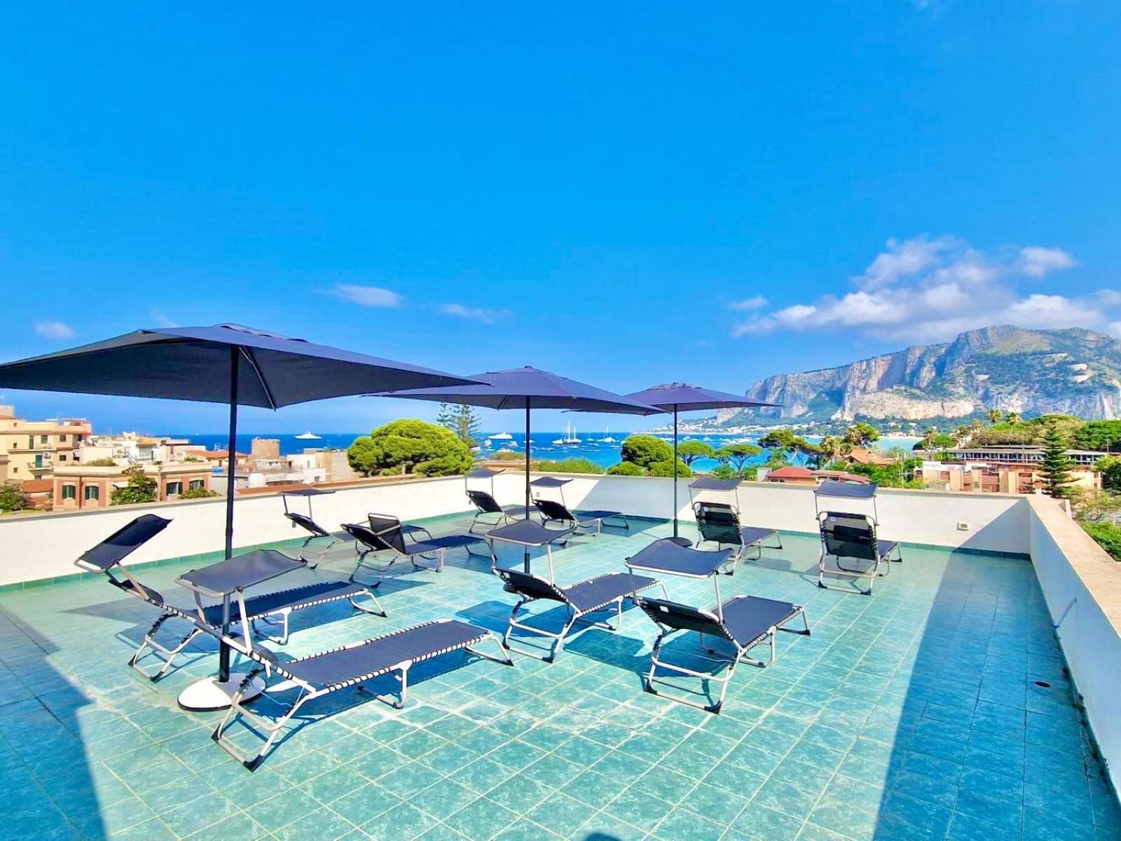 Mongibello Rooftop Mondello Eksteriør billede